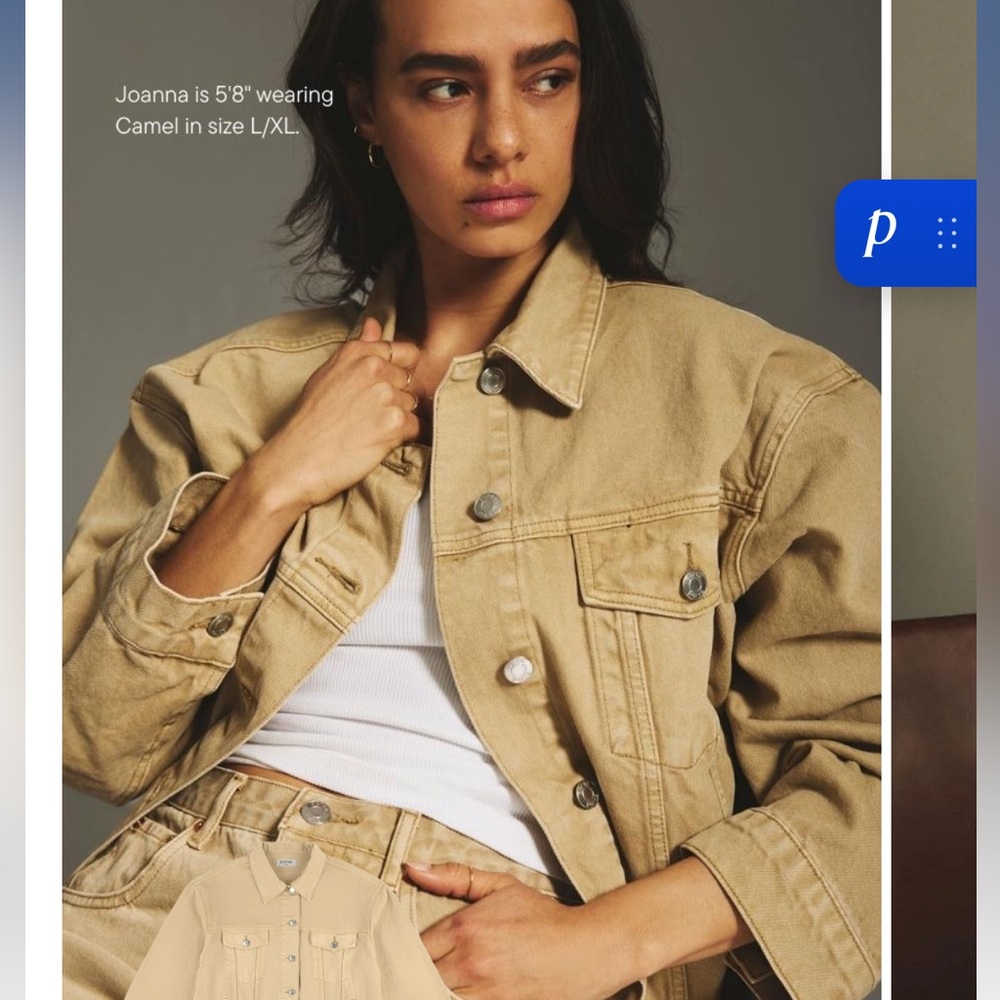 Parke camel denim jacket - Picture 3 of 3